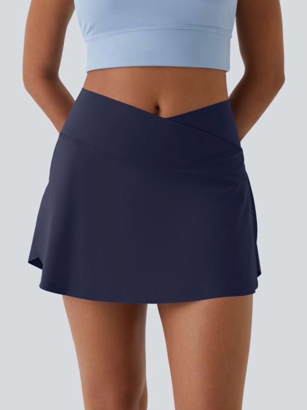 Halara Everyday SoftlyZero™ Airy Crossover 2-in-1 Side Pocket Skort